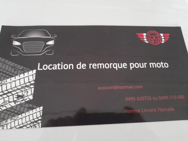 Remorque moto 1ou2 motos ou quad ou scooter ( LOCATION), Vakantie, Campings