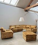 Salon vintage LAAUSER -9 pieces modulables- années 70, Huis en Inrichting, Ophalen of Verzenden, Gebruikt