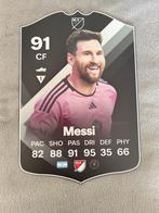 Voetbalkaartje (37cmx25cm) - Messi/InterMiami, Comme neuf, Affiche, Image ou Autocollant, Enlèvement