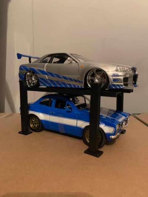Car lift 1/24 scale, Hobby en Vrije tijd, Modelauto's | 1:24, Zo goed als nieuw, Auto, Ophalen of Verzenden
