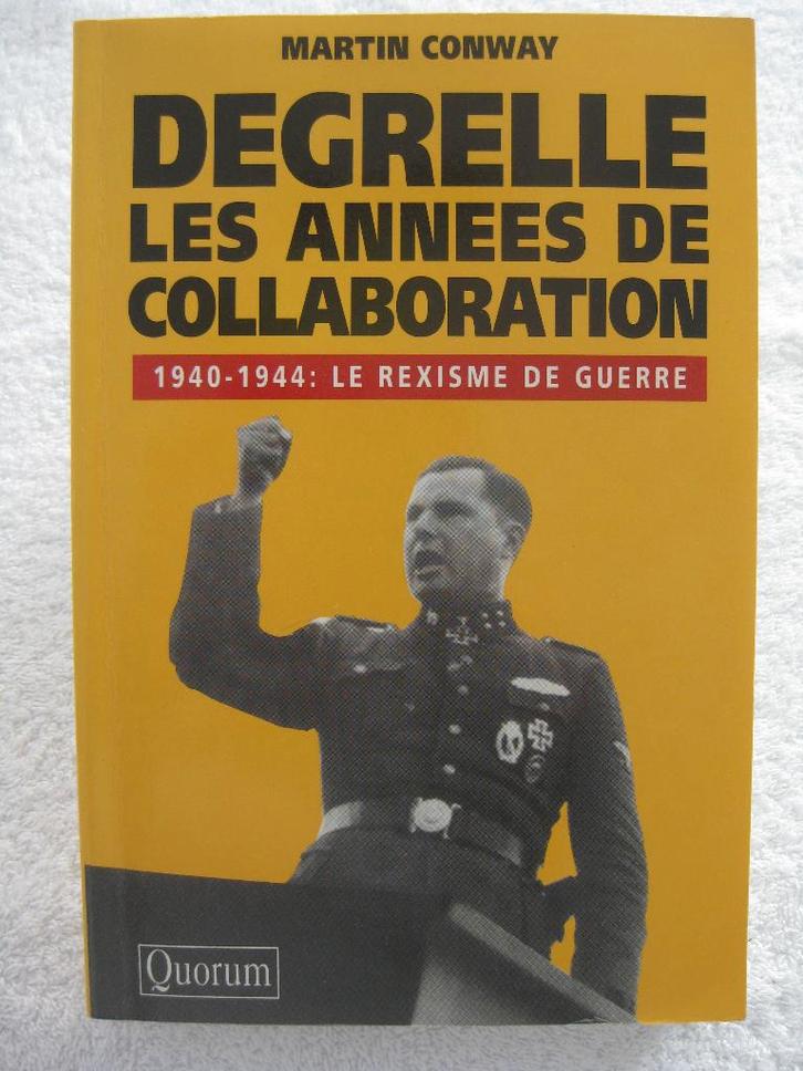 Degrelle – collaboration – Martin Conway – 1994 dédicacé, Boeken, Oorlog en Militair, Gelezen, Algemeen, Ophalen of Verzenden