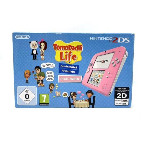 Console Nintendo 2DS Pink/White Tomodachi Life Pack, Consoles de jeu & Jeux vidéo, Consoles de jeu | Nintendo 2DS & 3DS, Comme neuf