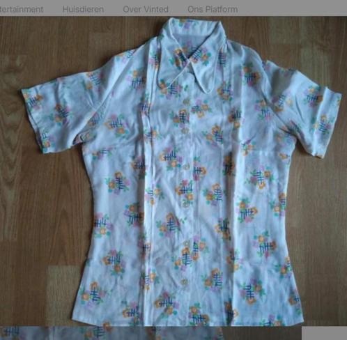 Vintage blouse dunne zomerse blouse, Kleding | Dames, Blouses en Tunieken, Verzenden