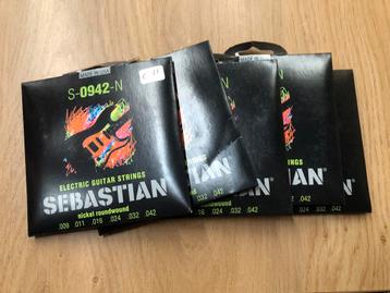 Sebastian snaren elektrische gitaar .009-.042, Muziek en Instrumenten, Instrumenten | Toebehoren, Ophalen of Verzenden, Elektrische gitaar