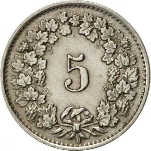 Zwitserland 5 rappen, 1931 CONFŒDERATIO HELVETICA LIBERTAS 5, Postzegels en Munten, Munten | Europa | Niet-Euromunten, Losse munt
