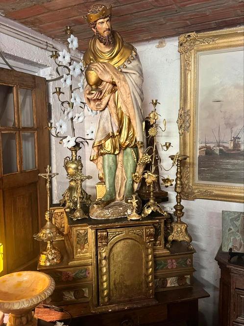 Tabernakel en beeld, Antiek en Kunst, Antiek | Religieuze voorwerpen, Ophalen
