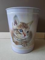 Vuilbak poes, Huis en Inrichting, Ophalen, Gebruikt, Metaal, Minder dan 50 cm