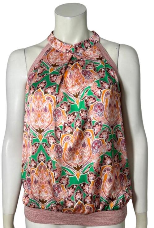 AMELIE & AMELIE top, blouse - S - Pre Loved, Kleding | Dames, Topjes, Zo goed als nieuw, Maat 36 (S), Overige kleuren, Zonder mouw