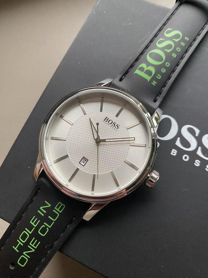 Heren horloge Hugo boss edition golf club, Handtassen en Accessoires, Horloges | Heren, Zo goed als nieuw, Verzenden