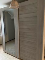 Kleerkast met spiegel, Huis en Inrichting, Ophalen, Zo goed als nieuw, Overige houtsoorten