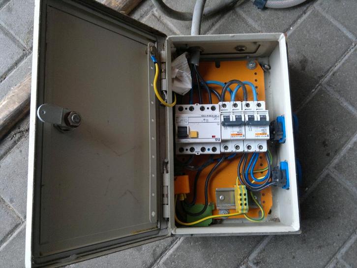 Armoire électrique de construction, Bricolage & Construction, Électricité & Câbles, Utilisé, Interrupteur, Interrupteur, Enlèvement ou Envoi