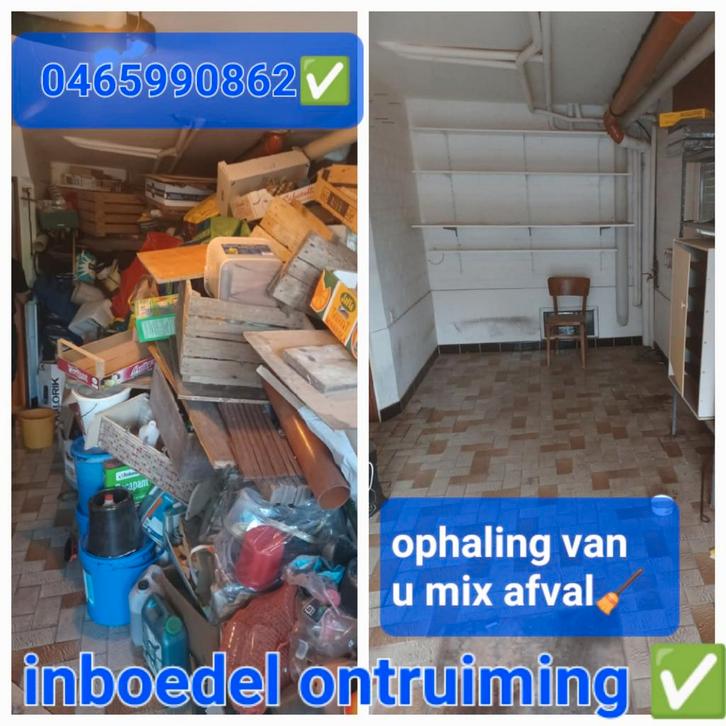 Ophaling bouw mix afval inboedel ontruiming, Immo, Huizen te huur