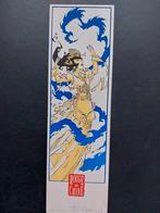 Rouge de Chine ex libris numéroté 66/150 signé Th.ROBIN TBE, Ophalen of Verzenden