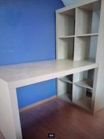 Bureau voor Kallax kast ikea in beukenhout, Ophalen, Gebruikt, Bureau