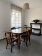 Keukentafel en stoelen eik, Ophalen, Gebruikt