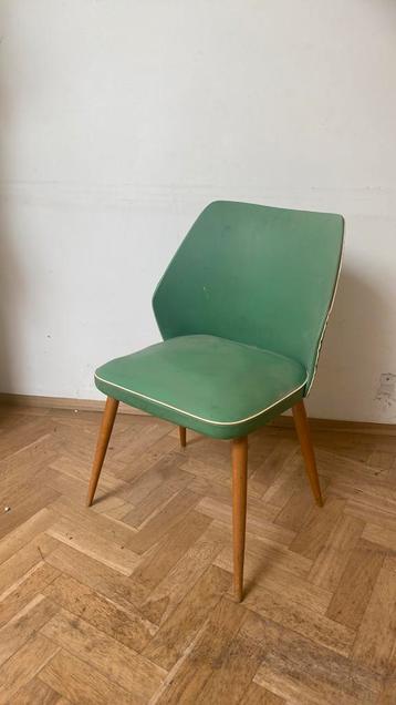 Mid Century kuip cocktail stoel jaren 50 mint