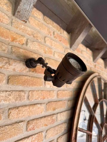 3 rustieke spots, aangekocht bij De Groene Poort Vichte,  beschikbaar voor biedingen