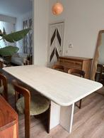 Traventin eettafel, Ophalen of Verzenden, Zo goed als nieuw