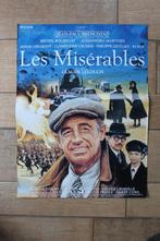 filmaffiche Jean-Paul Belmondo les misérables filmposter, Rechthoekig Staand, Ophalen of Verzenden, Zo goed als nieuw, A1 t/m A3