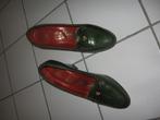 Pumps van Jacques Esterel Paris, volledig van leer. In groen, Pumps, Jacques Esterel, Ophalen of Verzenden, Zo goed als nieuw