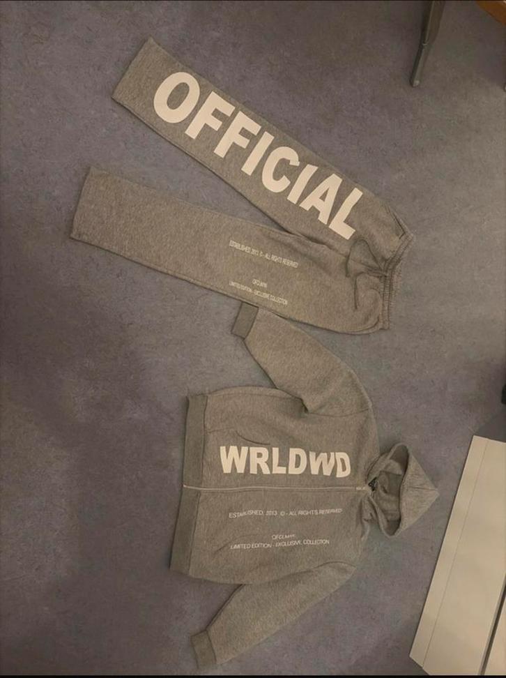 Grijze Boohooman trainingspak maat M, Kleding | Heren, T-shirts, Nieuw, Maat 48/50 (M), Grijs, Ophalen