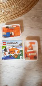 Lego Minecraft vossen huis, Kinderen en Baby's, Speelgoed | Duplo en Lego, Ophalen of Verzenden, Lego, Zo goed als nieuw