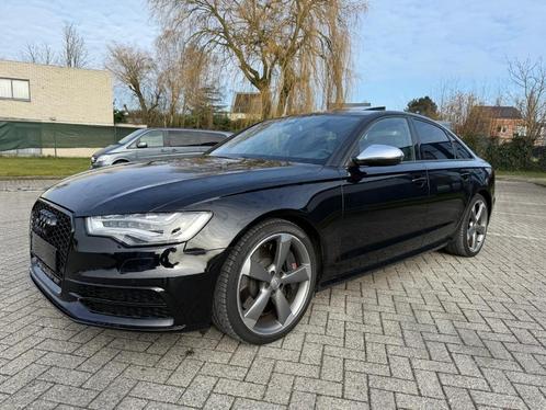 Audi s6 4.0 benzine bj 2014 117000 km aut.full opties, Auto's, Audi, Bedrijf, Te koop, S6, Boordcomputer, Lederen bekleding, Open dak