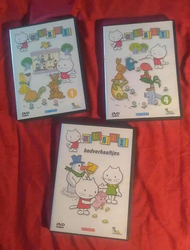dvd's Musti 3 stuks samen, CD & DVD, DVD | Enfants & Jeunesse, Enlèvement ou Envoi