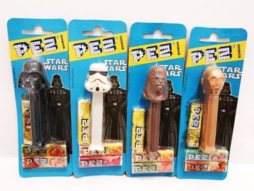 4 PEZ dispensers van Star Wars uit 1997 beschikbaar voor biedingen