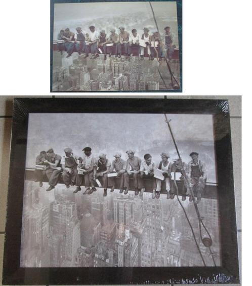 Cadres affiches encadrées ouvriers bâtiment Empire State, Maison & Meubles, Accessoires pour la Maison | Décorations murale, Neuf