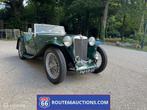 MG TC | 1946 | Route 66 Auctions, Zwart, Bedrijf, Handgeschakeld, Overige carrosserie