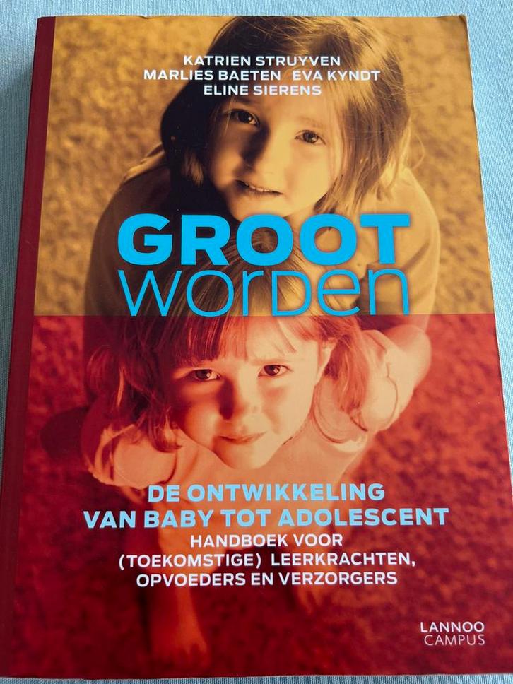 Boek Groot worden, Boeken, Studieboeken en Cursussen, Gelezen, Hogeschool, Ophalen of Verzenden