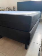 Boxspring bed Compleet 140cm op 200cm, Huis en Inrichting, Slaapkamer | Boxsprings, Ophalen, Zwart, Tweepersoons, 140 cm