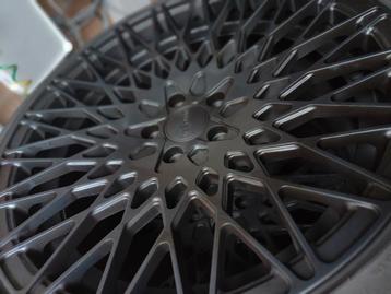 veemann sportvelgen 19 inch breedset + banden mini Cooper S, Enlèvement, Utilisé, 19 pouces, Pneu(s)