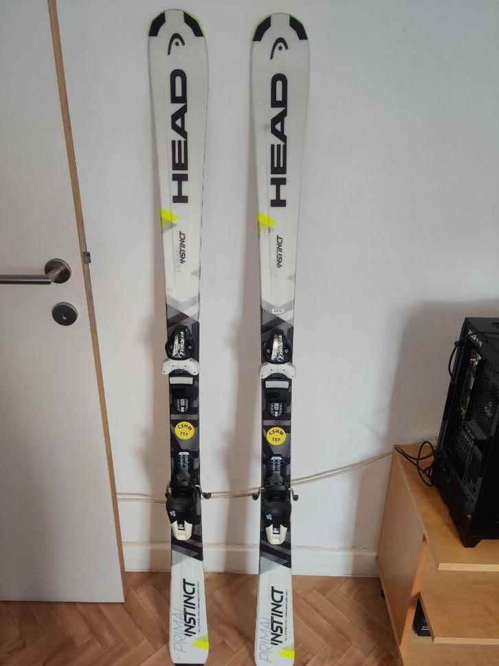 Pack ski HEAD Primal Instinct + chaussures HEAD Cube 3 70, Sport en Fitness, Skiën en Langlaufen, Gebruikt, Ski's, Ski, Head, 140 tot 160 cm