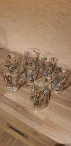 Verres à  motifs musicaux en relief, Ophalen, Zo goed als nieuw, Overige typen
