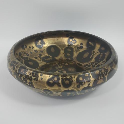 Lucien Brisdoux (1878-1963) — Geëmailleerde schaal van steen, Antiek en Kunst, Antiek | Zilver en Goud, Ophalen of Verzenden