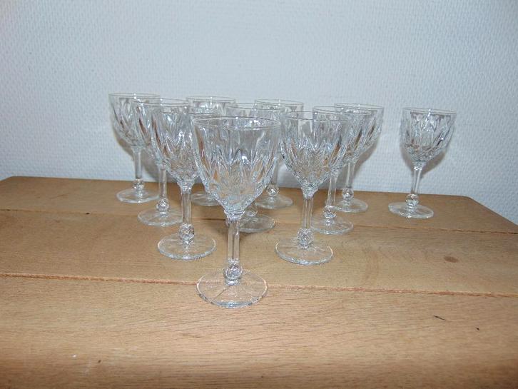 Borrelglaasjes 11 stuks, Verzamelen, Glas en Drinkglazen, Gebruikt, Borrel- of Shotglas, Ophalen of Verzenden