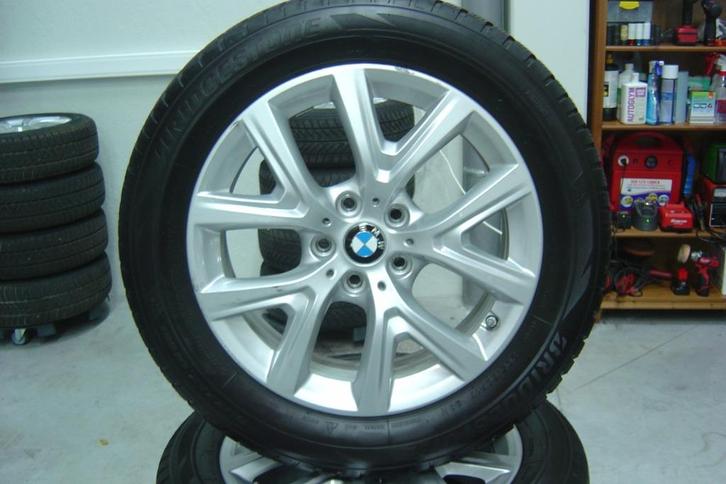 Voor BMW X1 F48/X2 F39 : Bmw aluvelgen 17' + Winterbanden, Auto-onderdelen, Banden en Velgen, Velg(en), Winterbanden, 17 inch