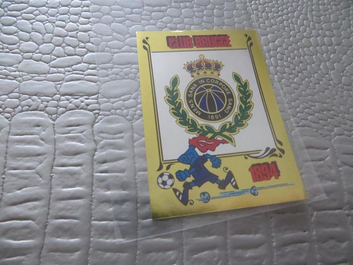 Panini Club Brugge-badge 1985 zeldzaam, Verzamelen, Sportartikelen en Voetbal, Nieuw, Ophalen of Verzenden