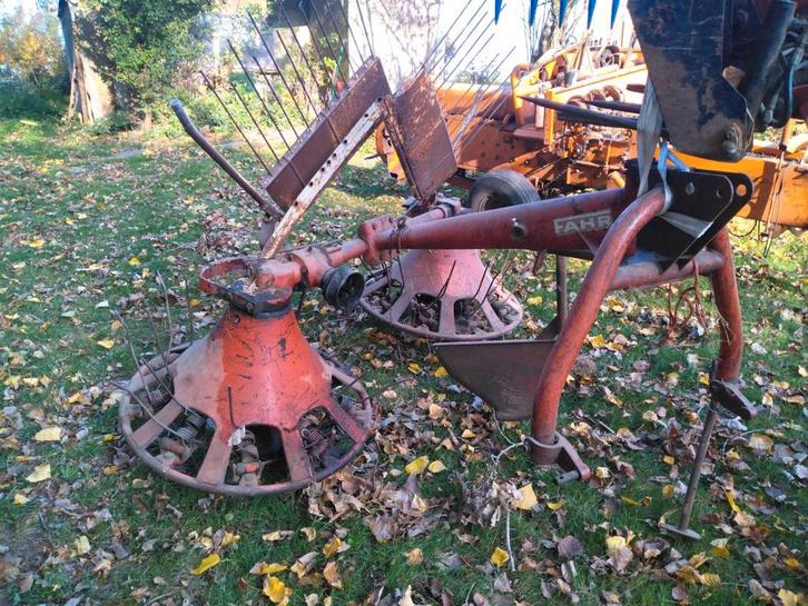 faneuse andaineuse Fahr KU25, Articles professionnels, Machines & Construction | Jardin, Parc & Sylviculture, Enlèvement ou Envoi