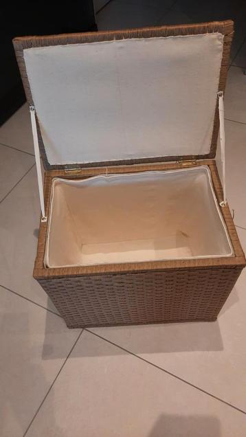 STEVIGE OPBERGKIST MET BINNENBEKLEDING PERFEKTE STAAT, Huis en Inrichting, Woonaccessoires | Kisten, Ophalen, Zo goed als nieuw