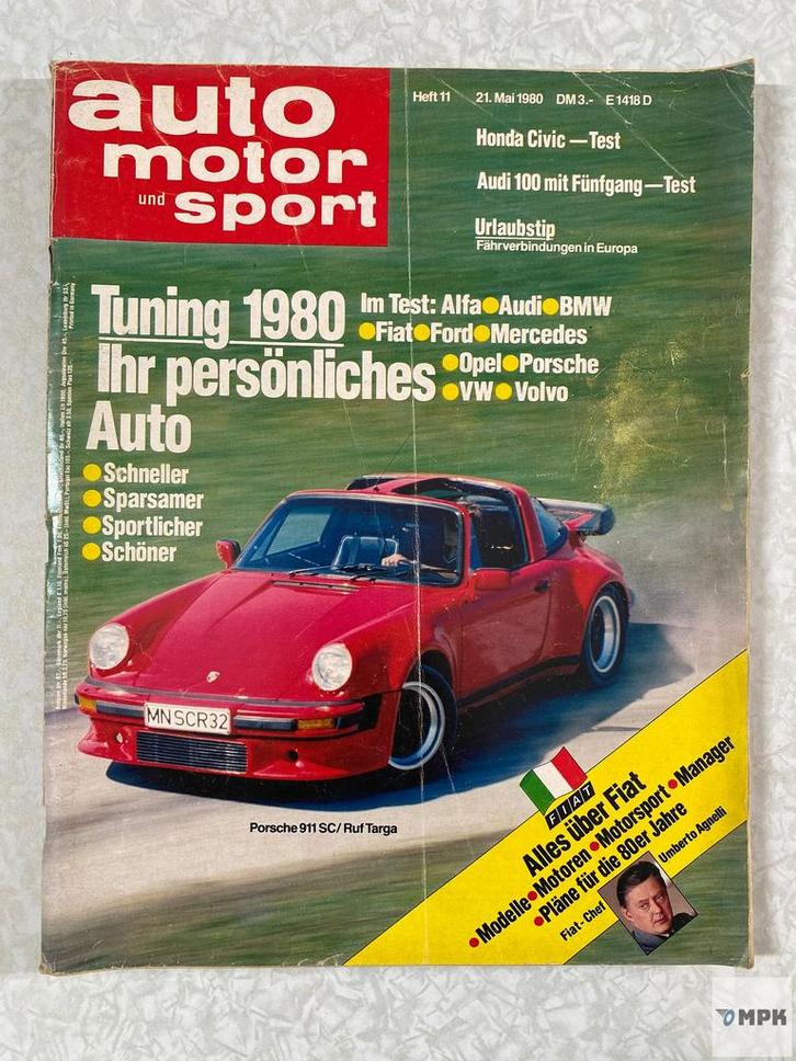 Auto Motor Und Sport Magazin #11 Mai 1980 Deutsch, Boeken, Auto's | Folders en Tijdschriften, Gelezen, Ophalen of Verzenden