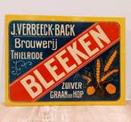 Brasserie Thielrode J. VERBEECK - Ancien panneau d'affichage, Comme neuf, Enlèvement ou Envoi
