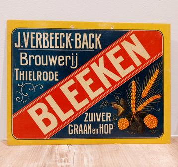 Brasserie Thielrode J. VERBEECK - Ancien panneau d'affichage