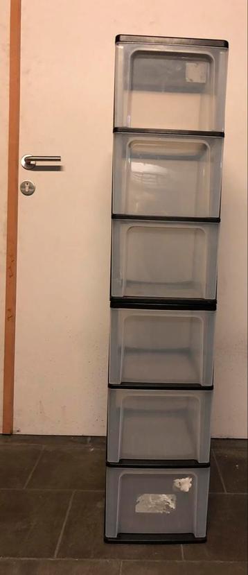 Caisson à tiroirs : 2 blocs de 3 tiroirs 12€+12€, Enlèvement, Comme neuf