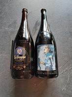 2 mooie lege bier flessen La trappe & St Bernardus, Verzamelen, Biermerken, Ophalen of Verzenden, Zo goed als nieuw, La Trappe