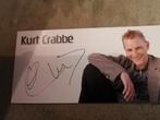 Fotokaart met handtekening Kurt crabbé, Envoi