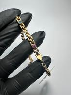 Armband met steentjes, Enlèvement ou Envoi, Comme neuf, Or