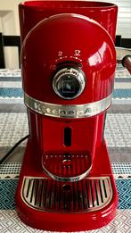 KitchenAid Nespresso Artisan rouge empereur, Dosettes et capsules de café, Utilisé, Réservoir d'eau amovible